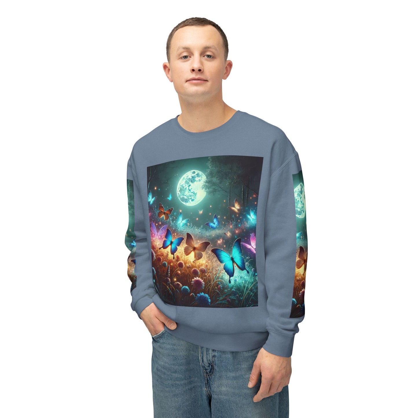 Unisex Lightweight Crewneck Sweatshirt