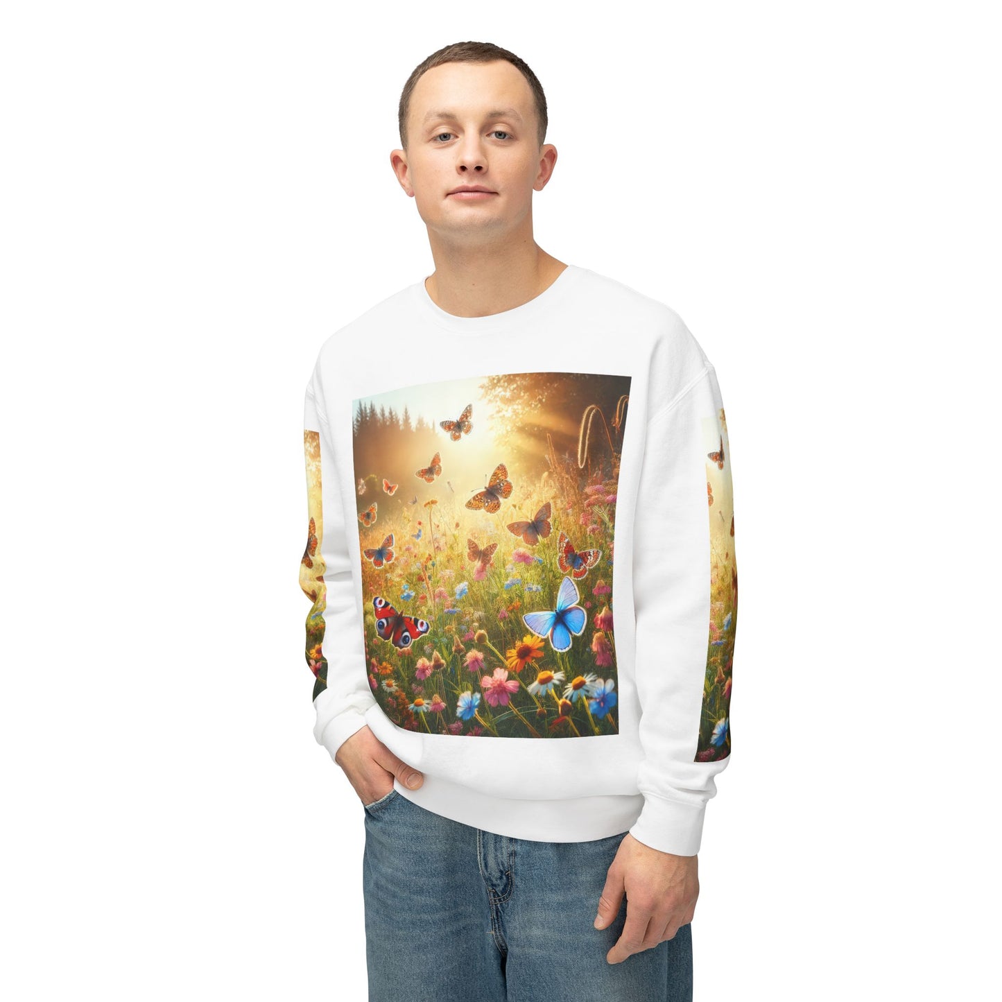 Unisex Lightweight Crewneck Sweatshirt