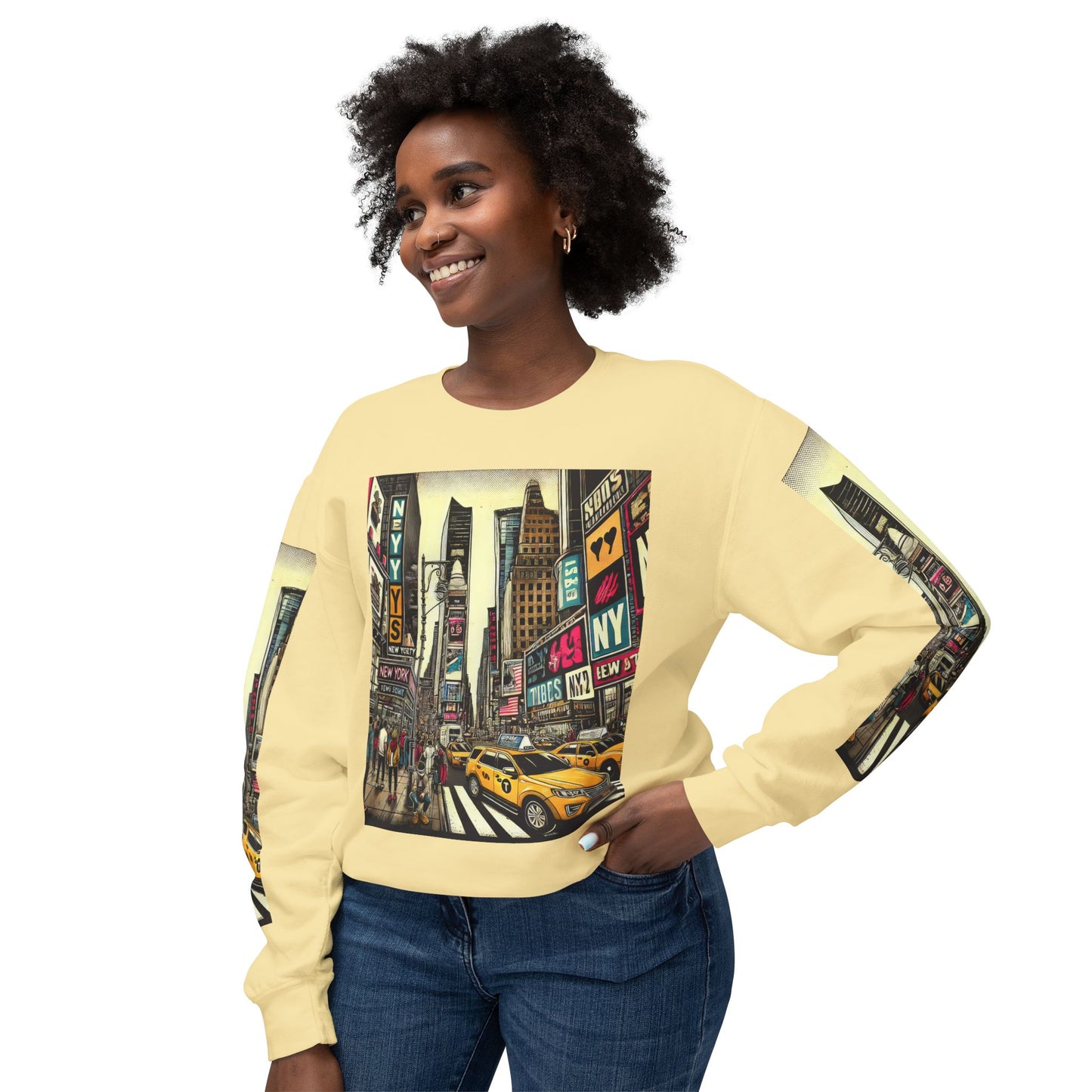 Unisex Lightweight Crewneck Sweatshirt