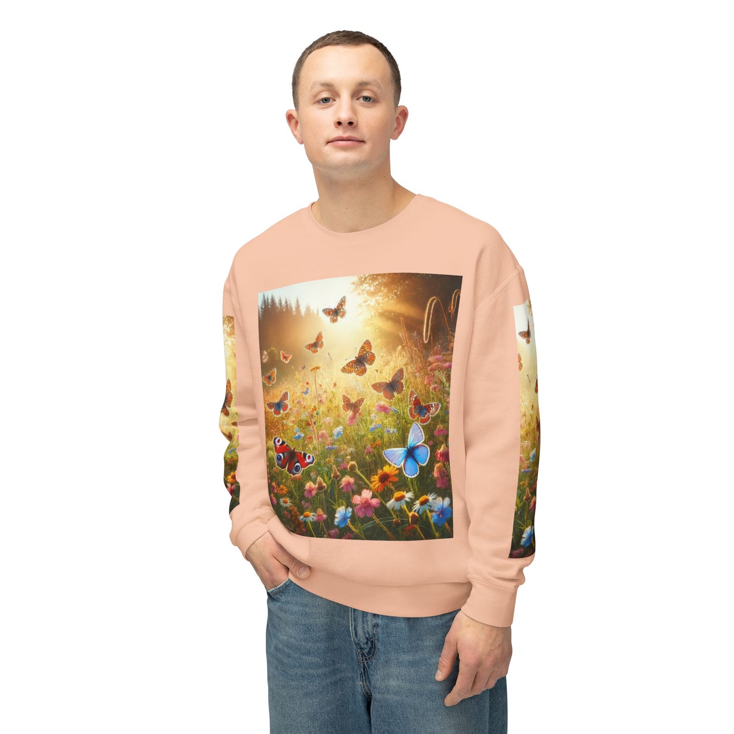 Unisex Lightweight Crewneck Sweatshirt