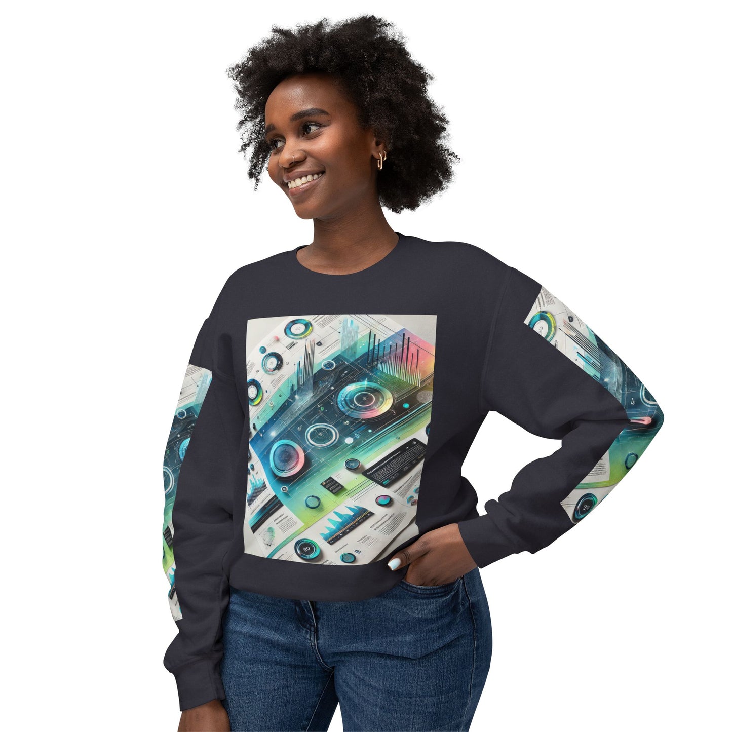 Unisex Lightweight Crewneck Sweatshirt