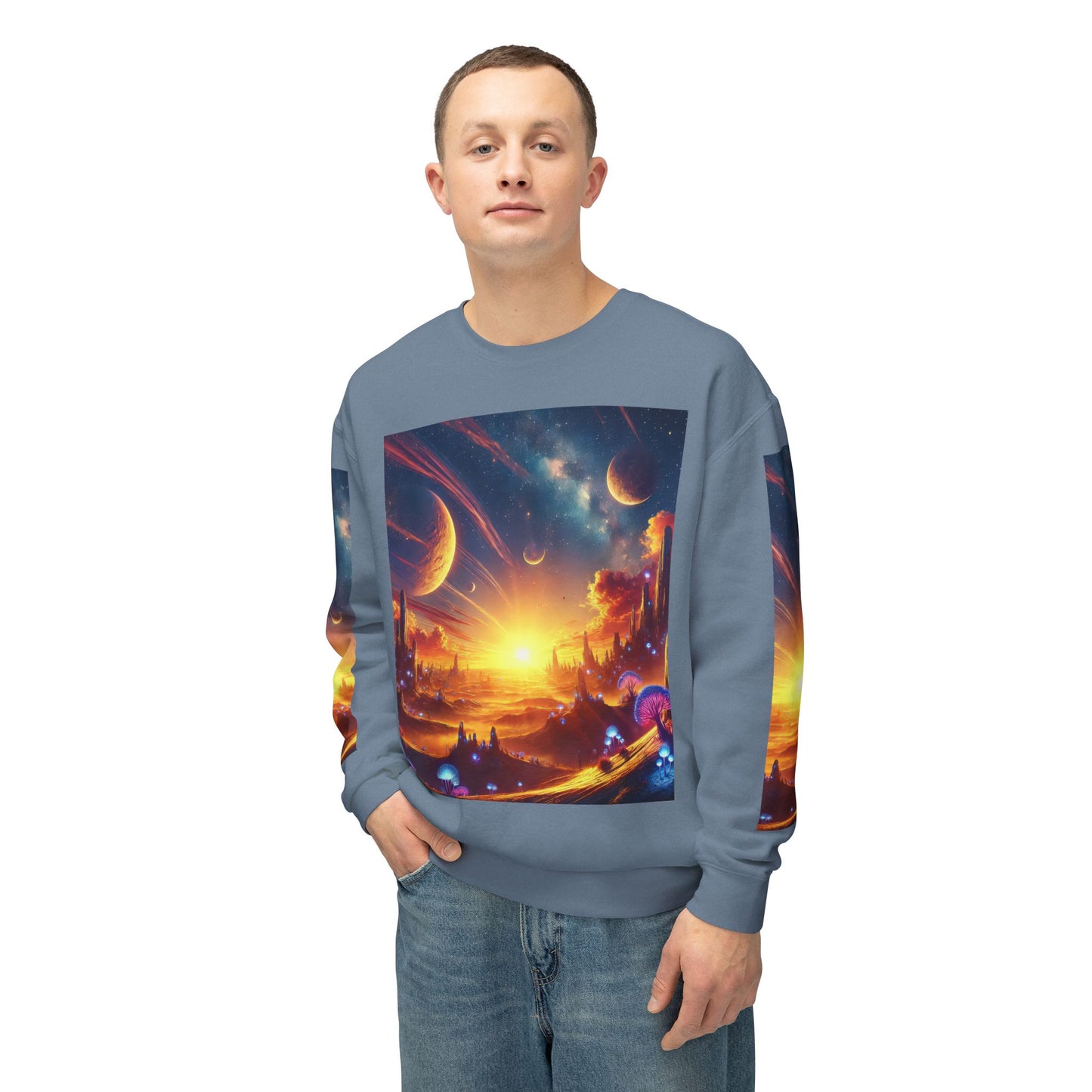 Unisex Lightweight Crewneck Sweatshirt