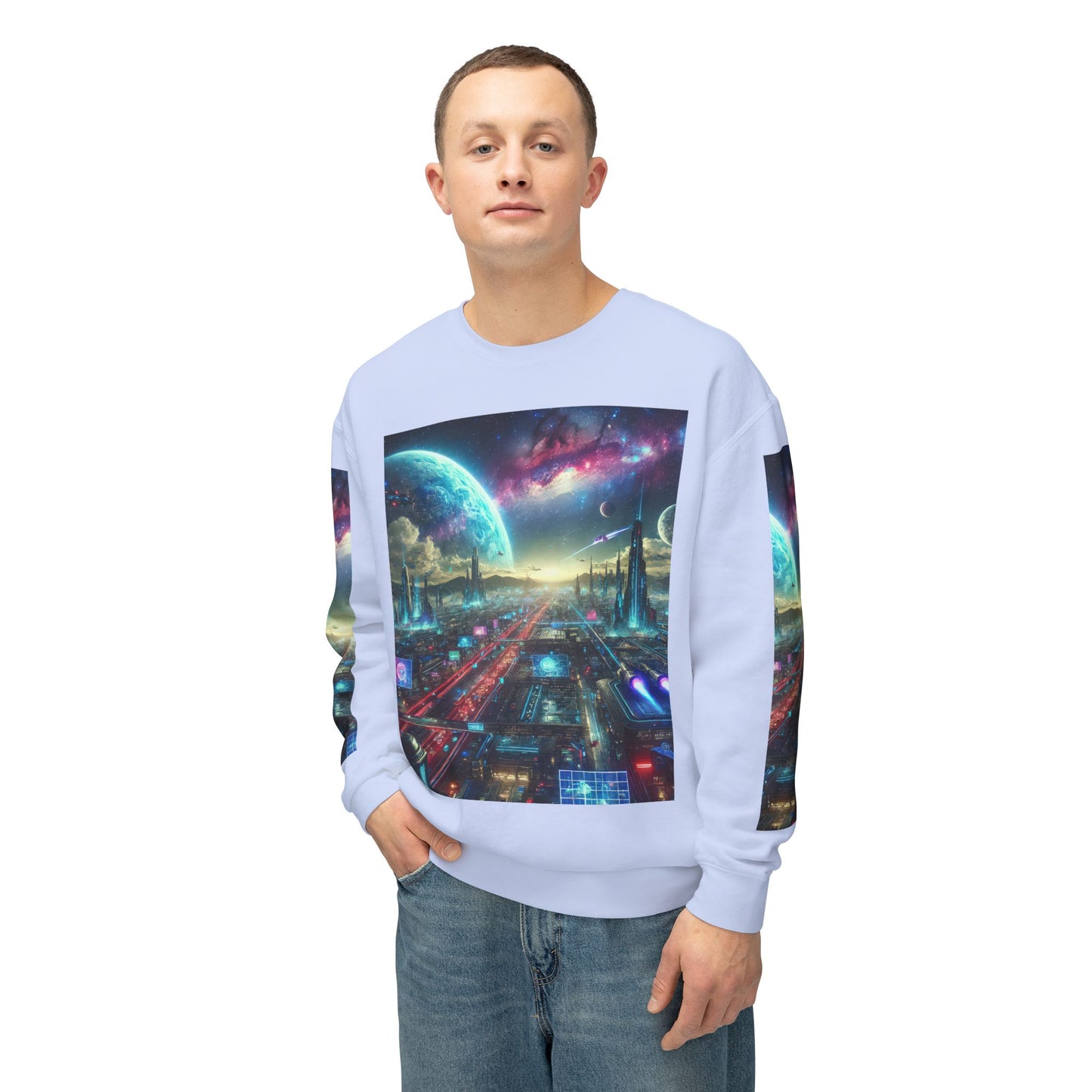 Unisex Lightweight Crewneck Sweatshirt