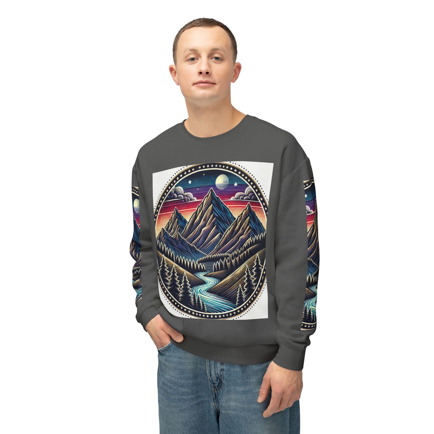 Unisex Lightweight Crewneck Sweatshirt