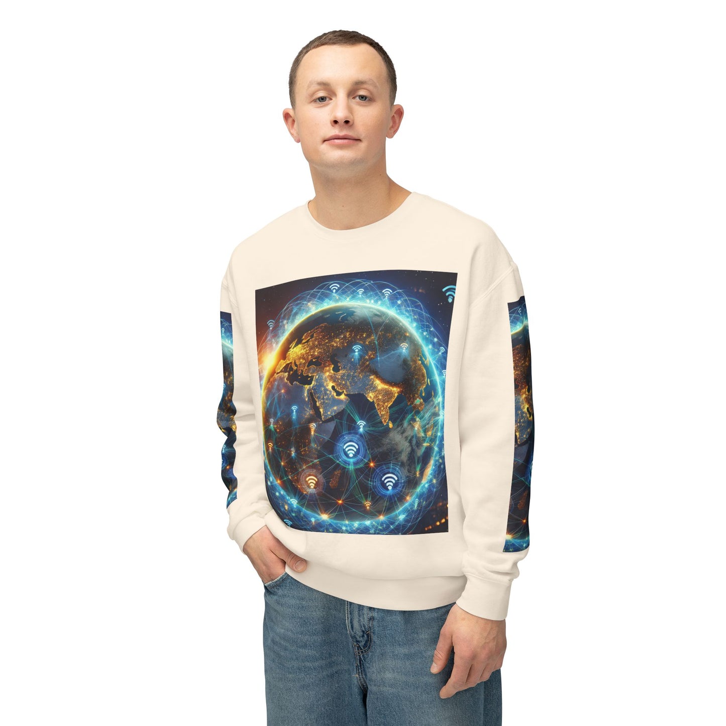 Unisex Lightweight Crewneck Sweatshirt