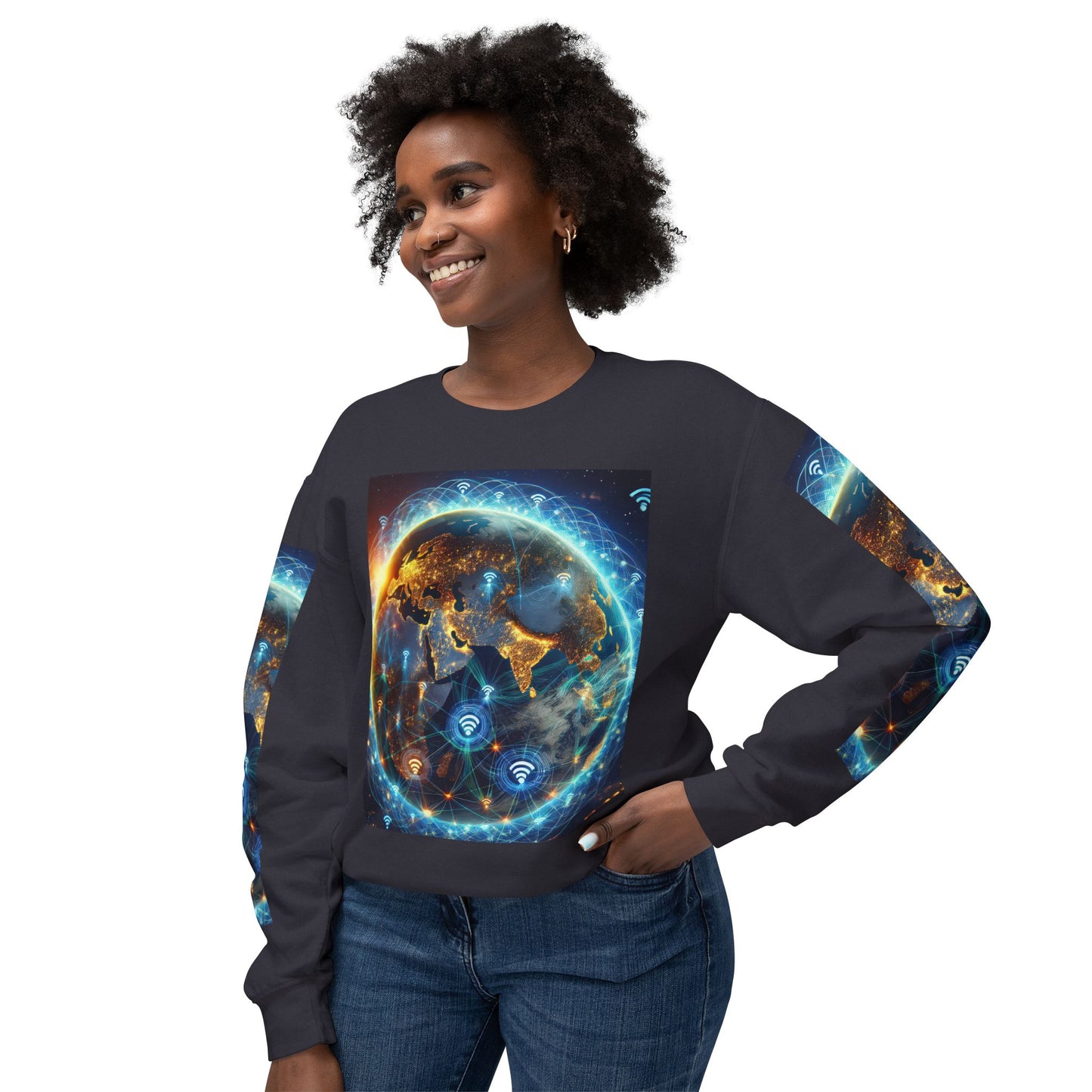 Unisex Lightweight Crewneck Sweatshirt