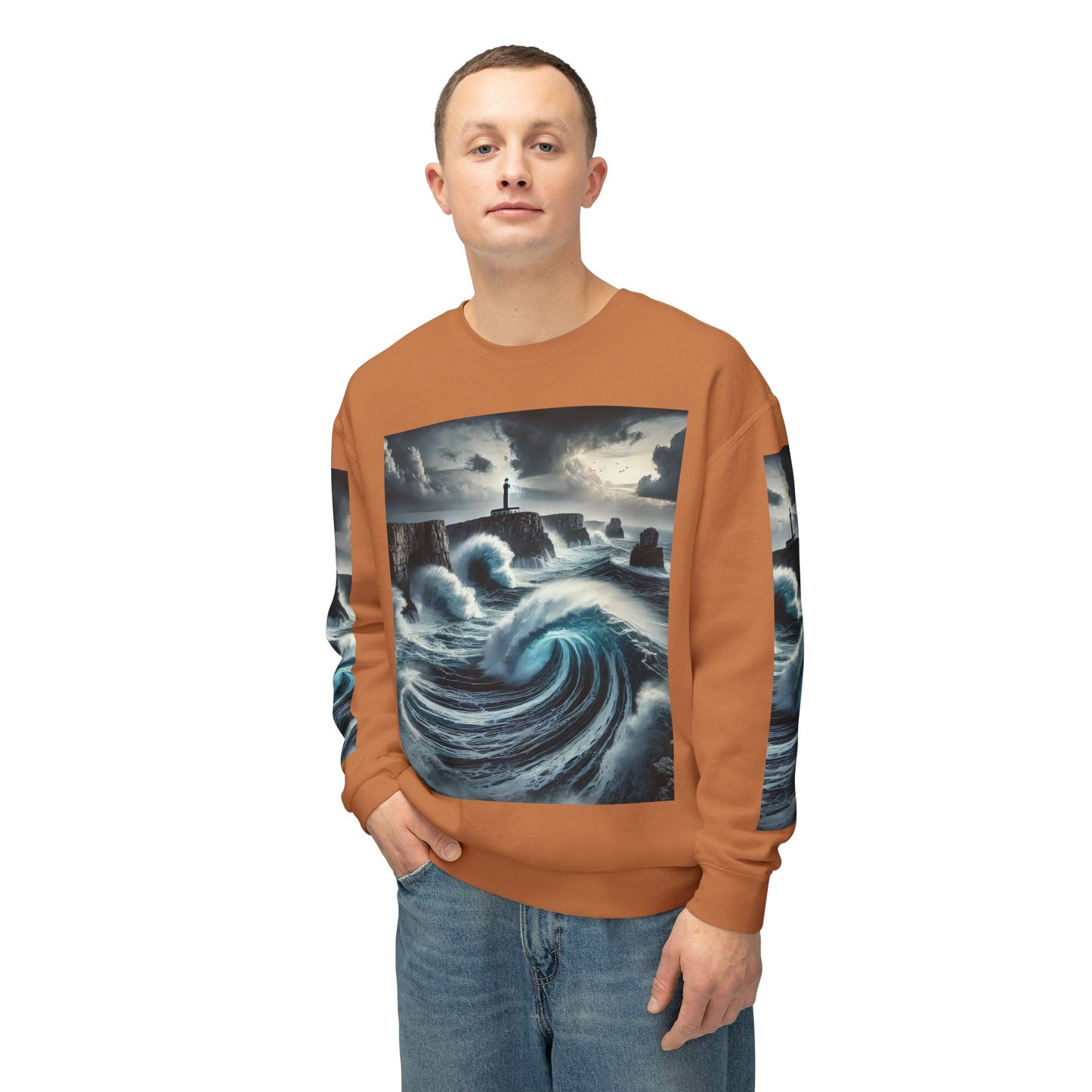 Unisex Lightweight Crewneck Sweatshirt