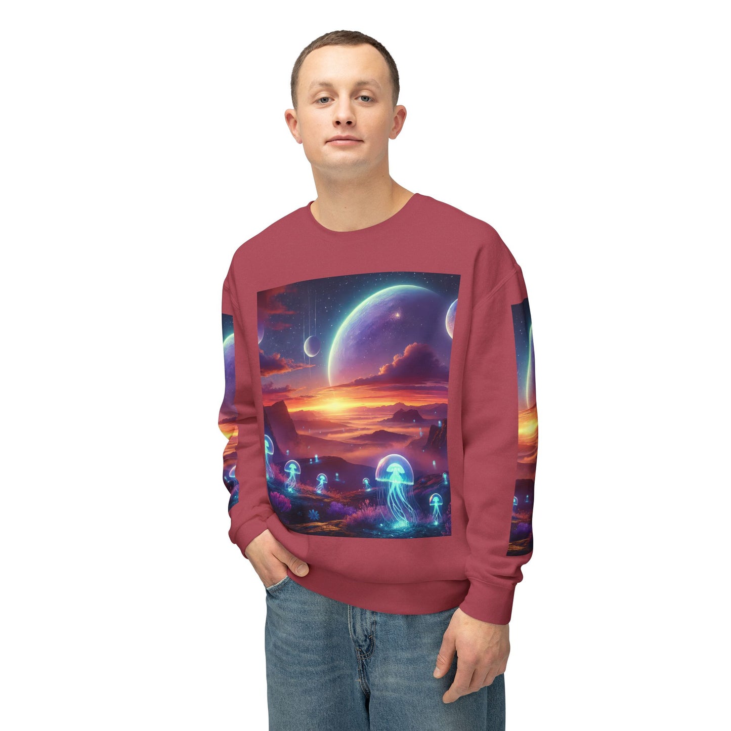 Unisex Lightweight Crewneck Sweatshirt