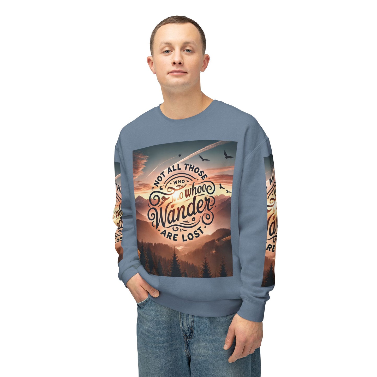 Unisex Lightweight Crewneck Sweatshirt