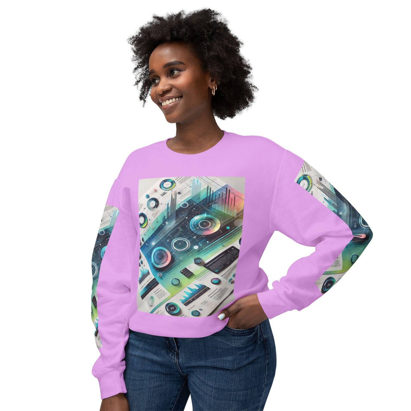 Unisex Lightweight Crewneck Sweatshirt