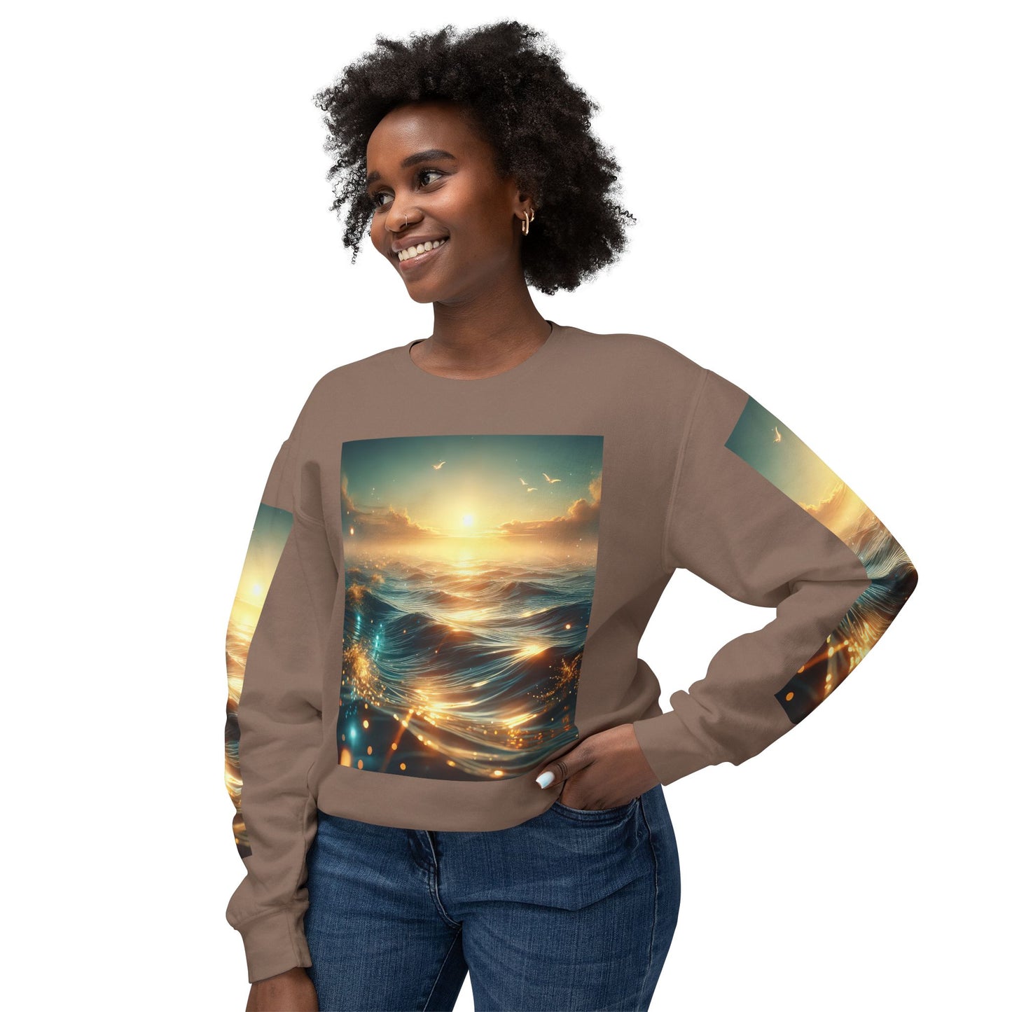 Unisex Lightweight Crewneck Sweatshirt