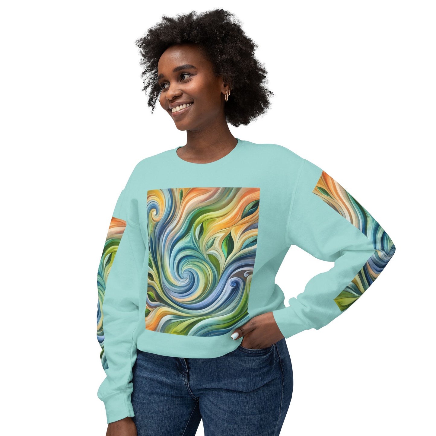 Unisex Lightweight Crewneck Sweatshirt