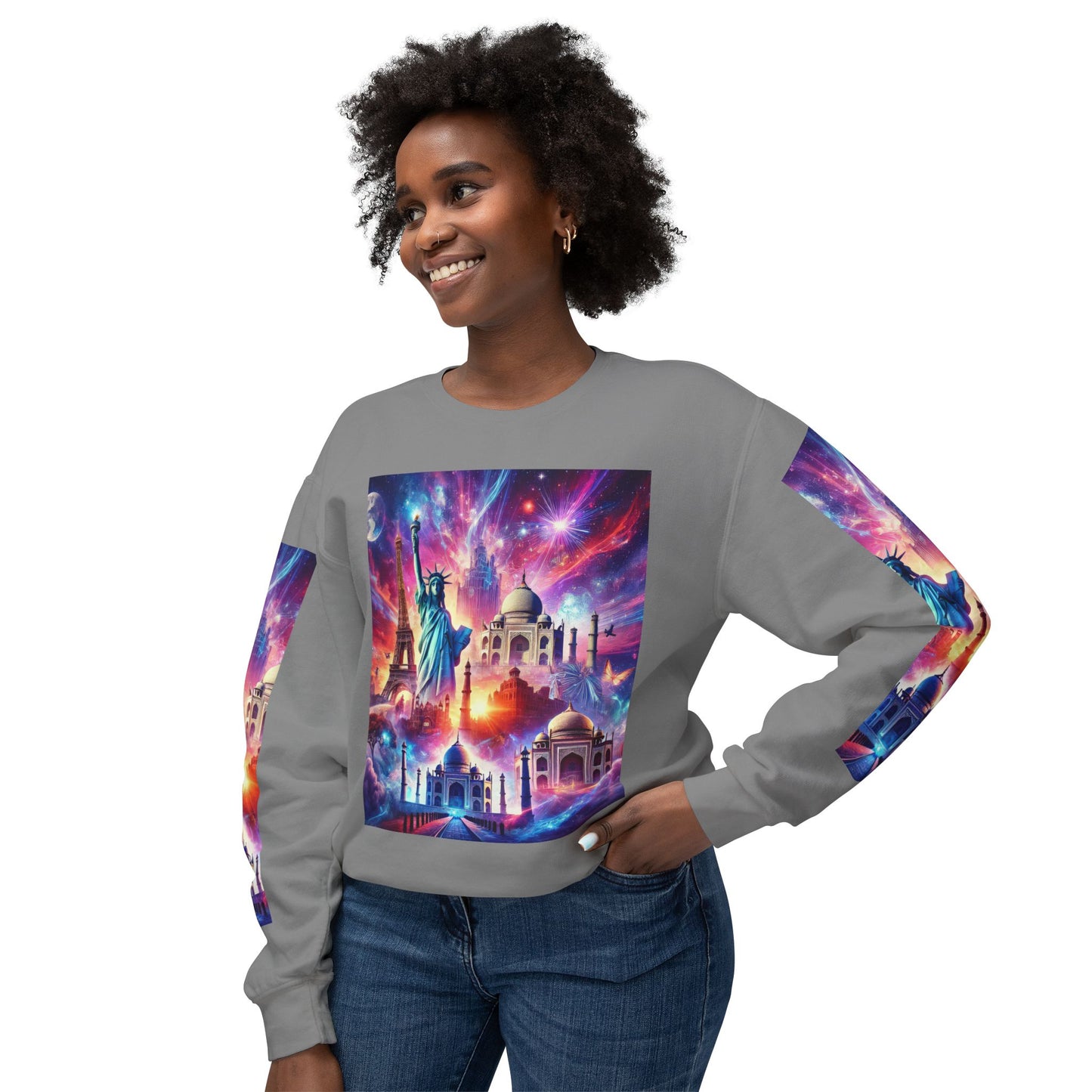 Unisex Lightweight Crewneck Sweatshirt