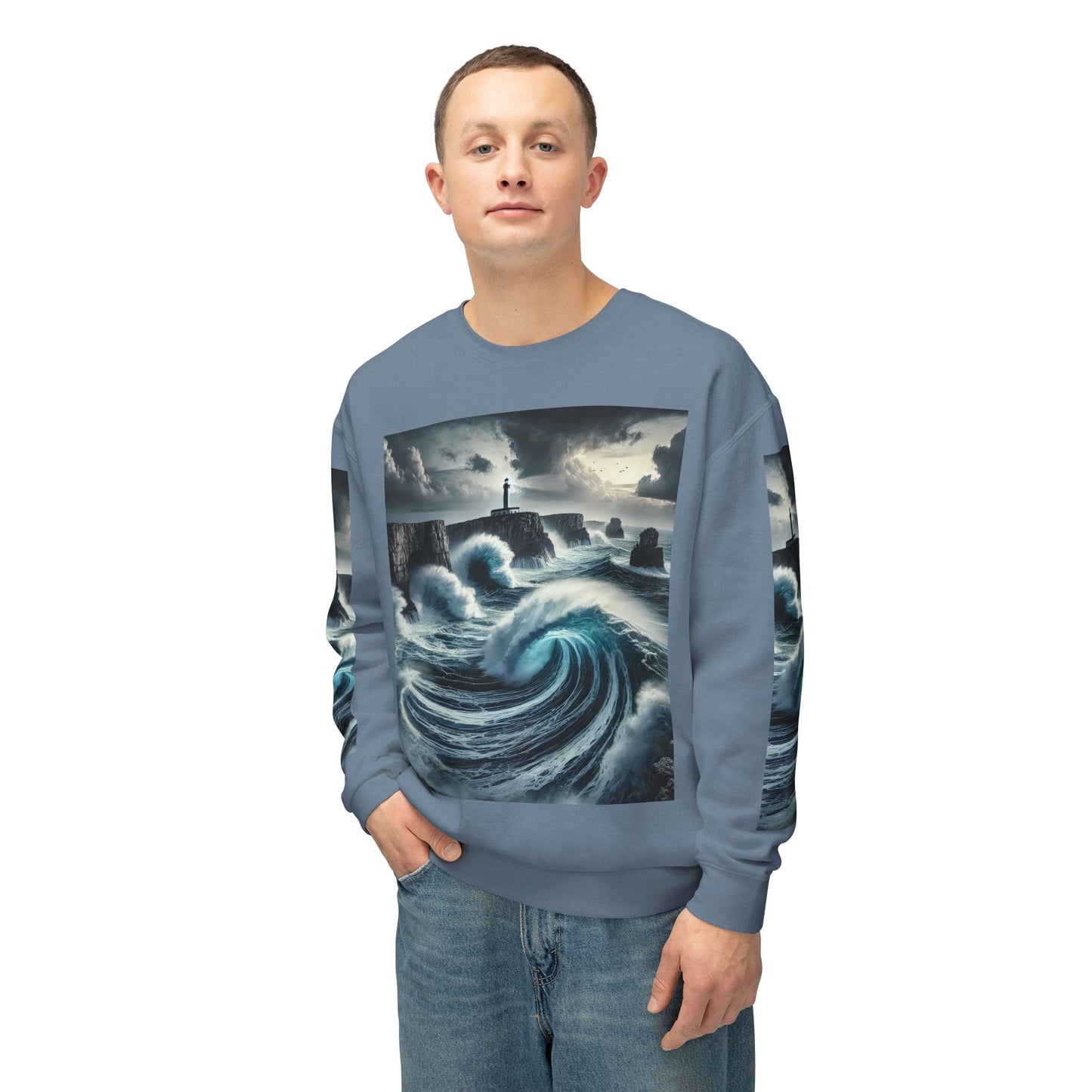 Unisex Lightweight Crewneck Sweatshirt