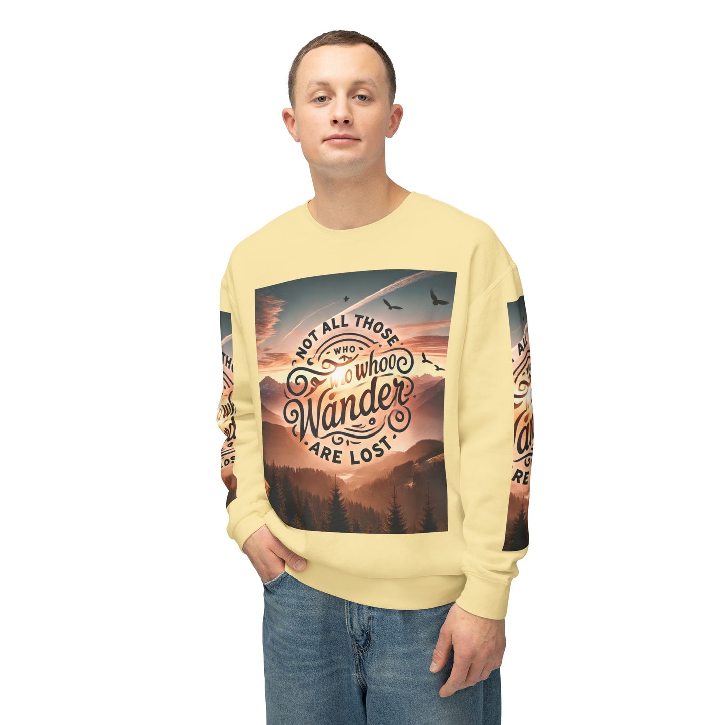 Unisex Lightweight Crewneck Sweatshirt