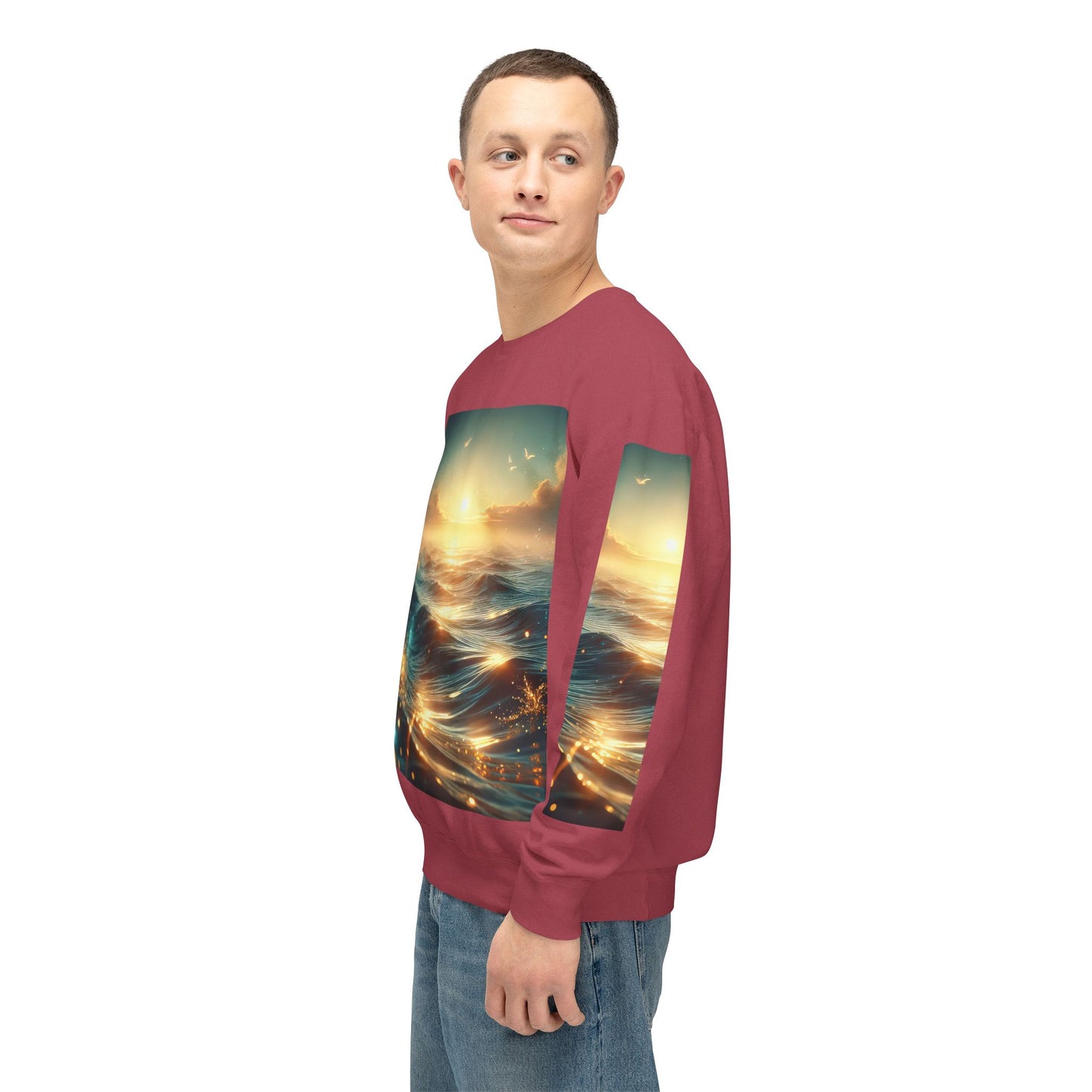 Unisex Lightweight Crewneck Sweatshirt