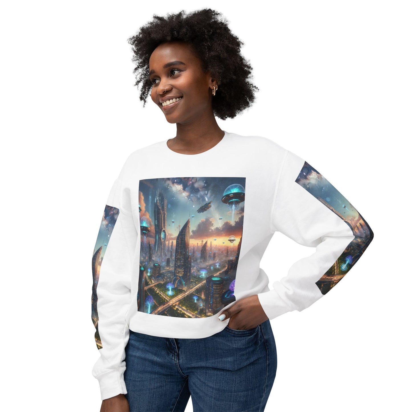 Unisex Lightweight Crewneck Sweatshirt