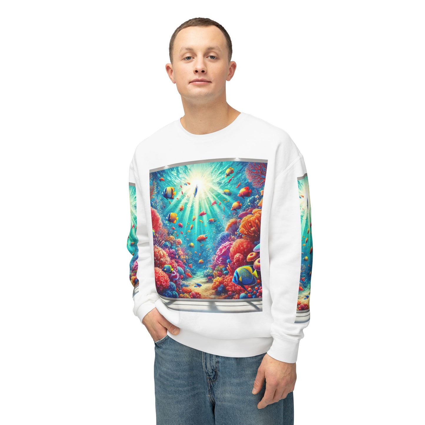 Unisex Lightweight Crewneck Sweatshirt