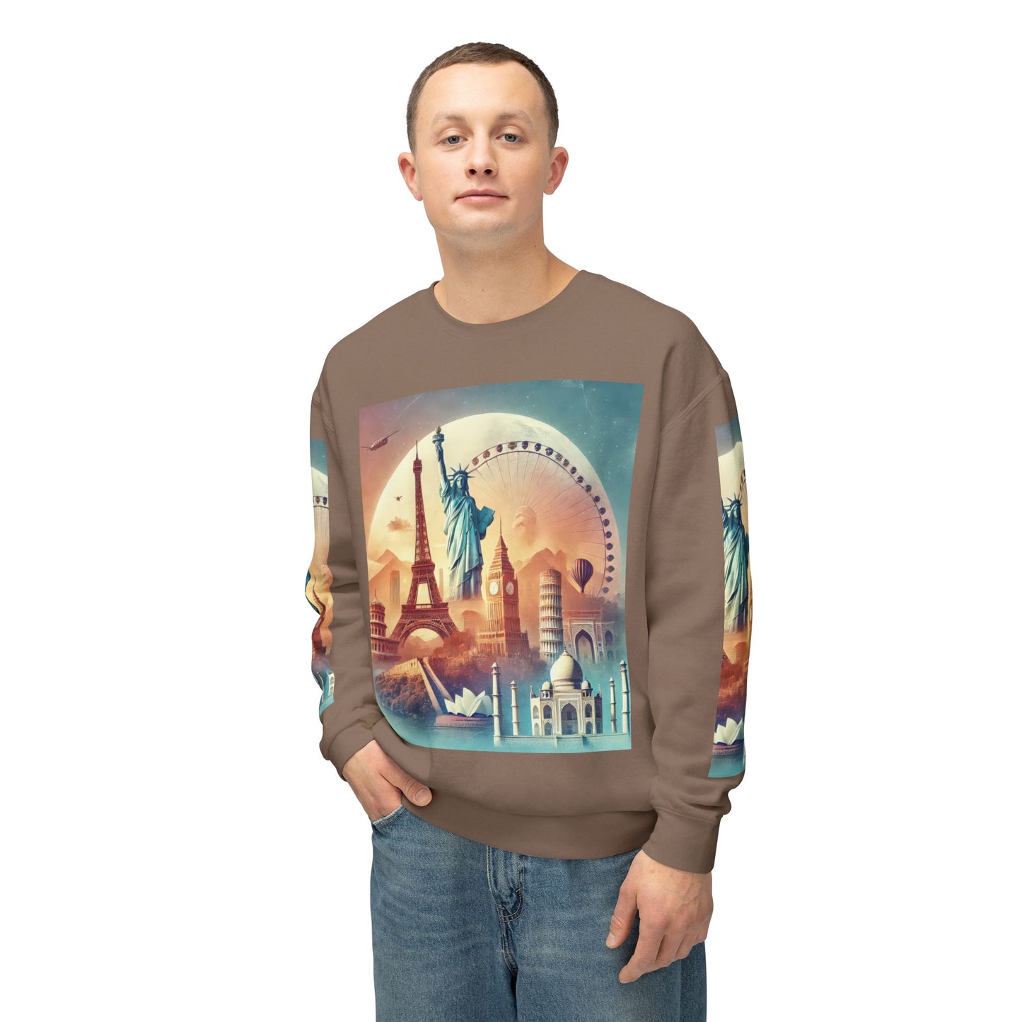 Unisex Lightweight Crewneck Sweatshirt