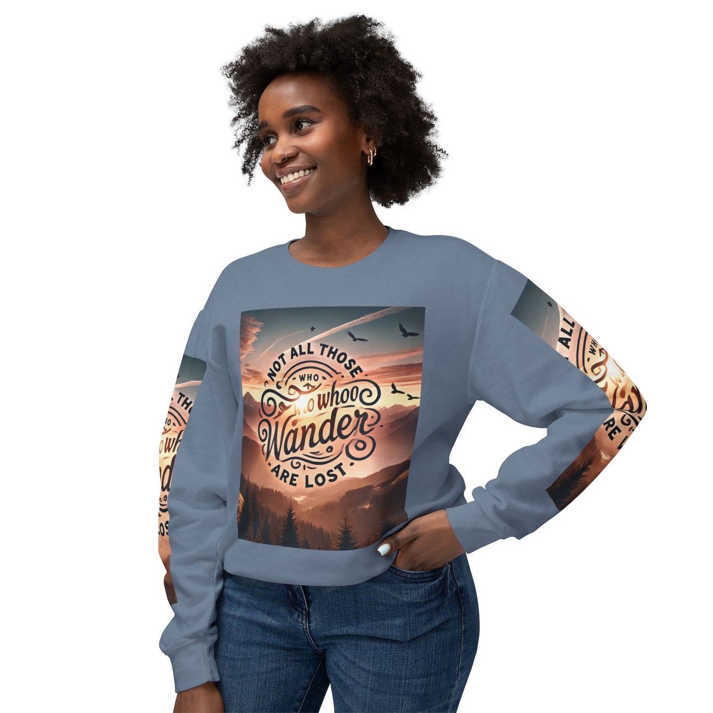 Unisex Lightweight Crewneck Sweatshirt