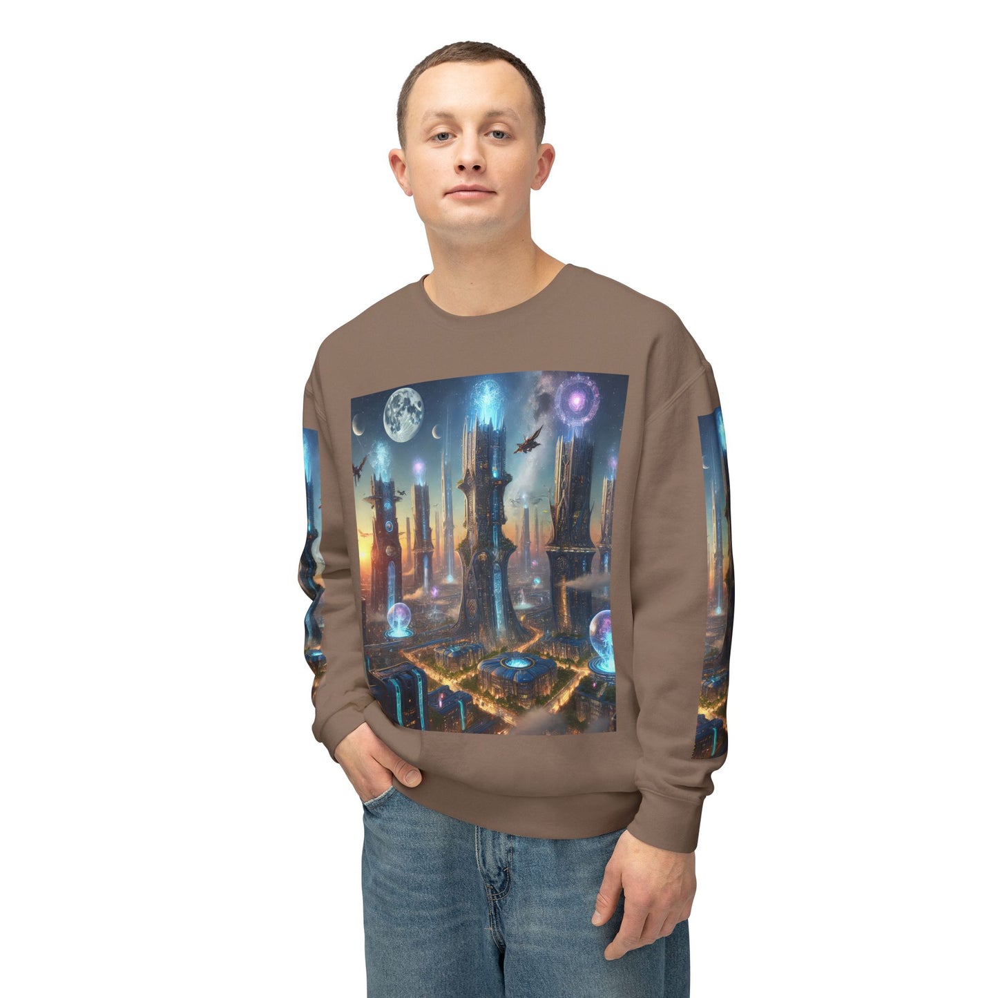 Unisex Lightweight Crewneck Sweatshirt