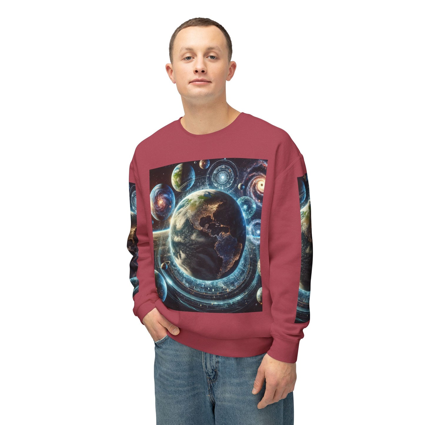 Unisex Lightweight Crewneck Sweatshirt