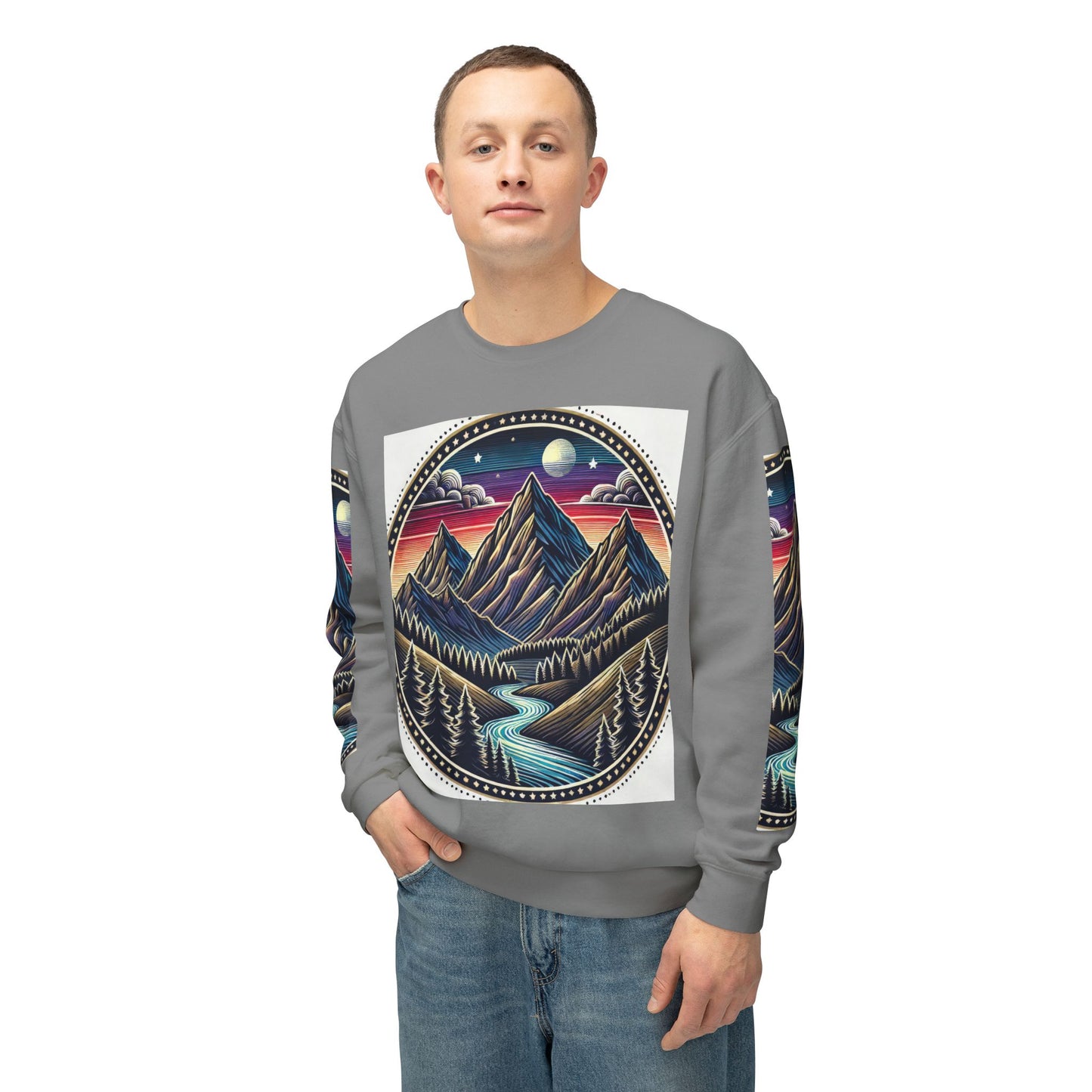 Unisex Lightweight Crewneck Sweatshirt