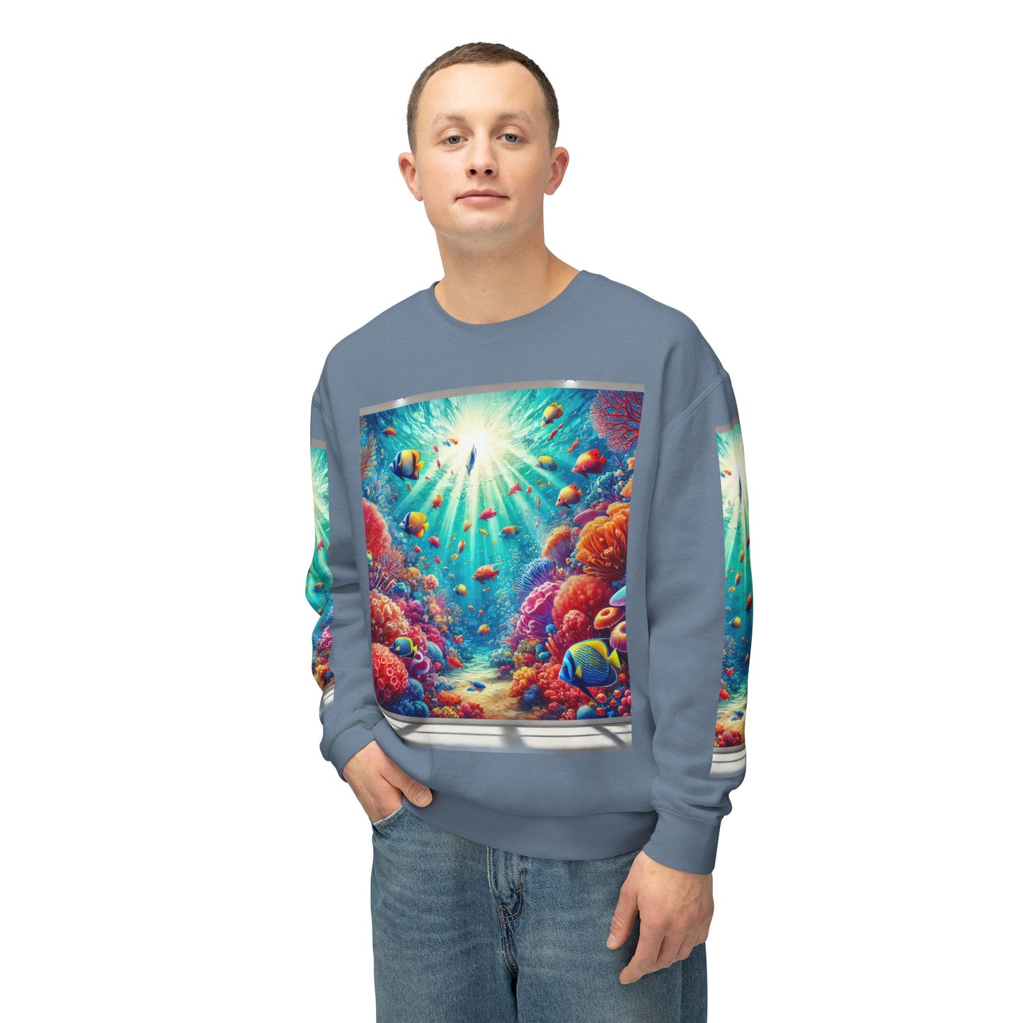 Unisex Lightweight Crewneck Sweatshirt