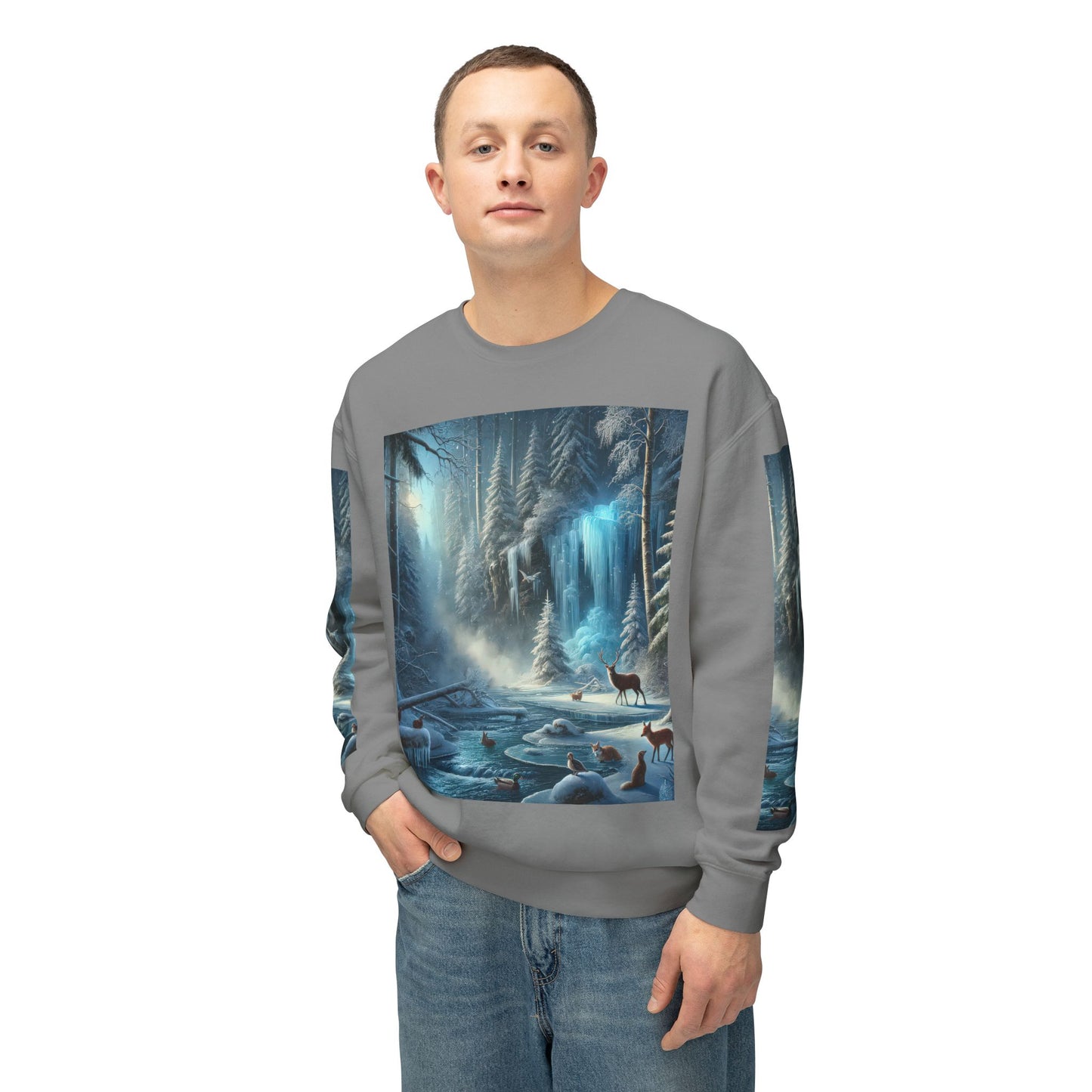 Unisex Lightweight Crewneck Sweatshirt