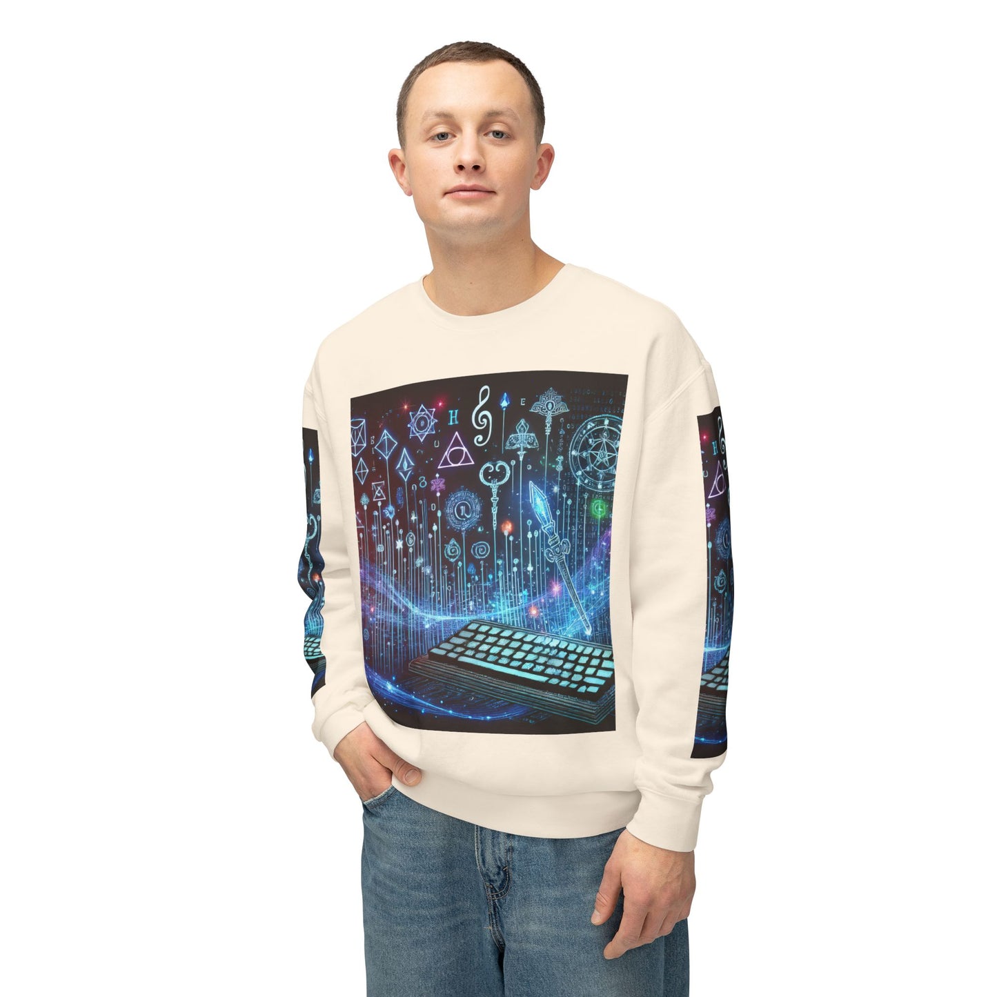 Unisex Lightweight Crewneck Sweatshirt