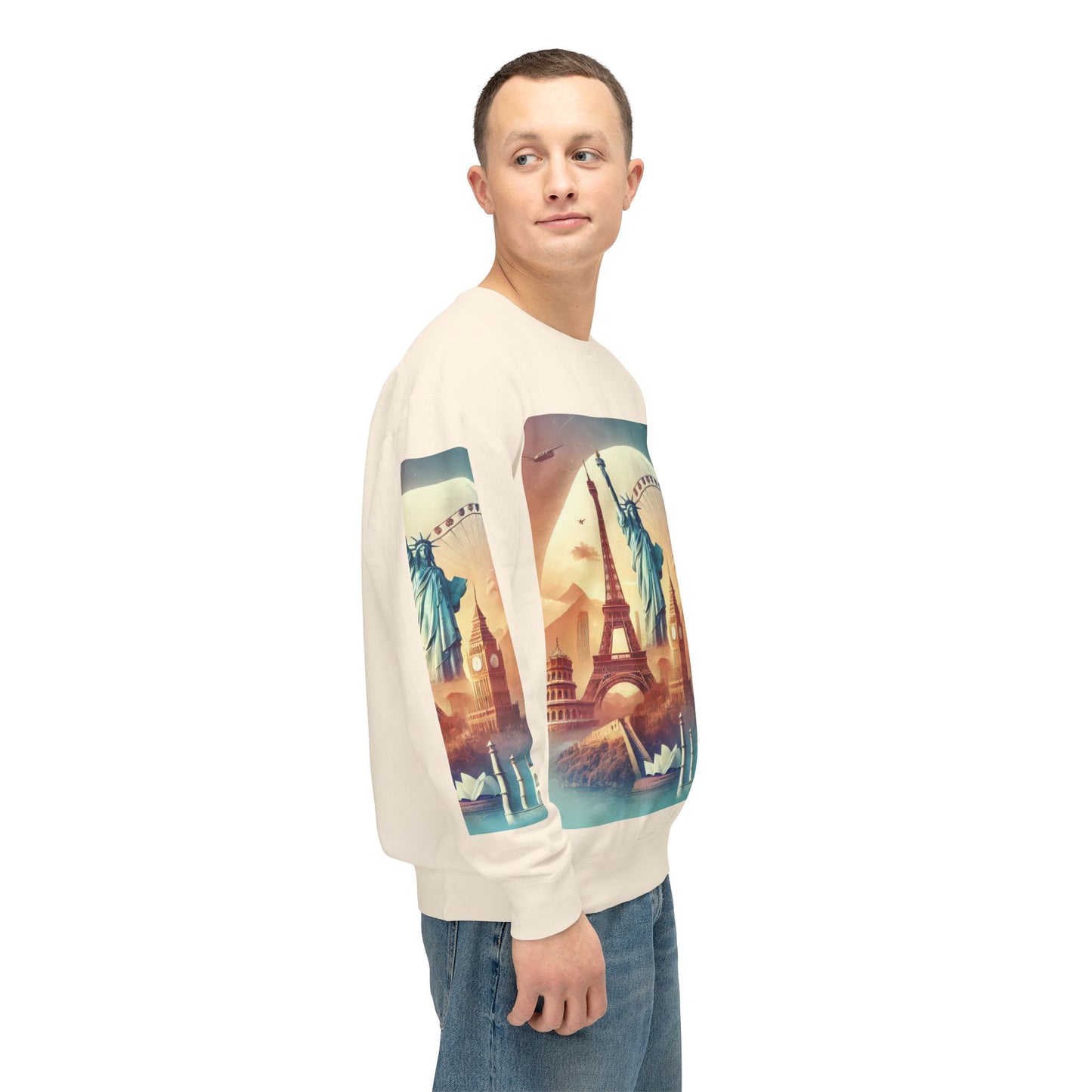 Unisex Lightweight Crewneck Sweatshirt