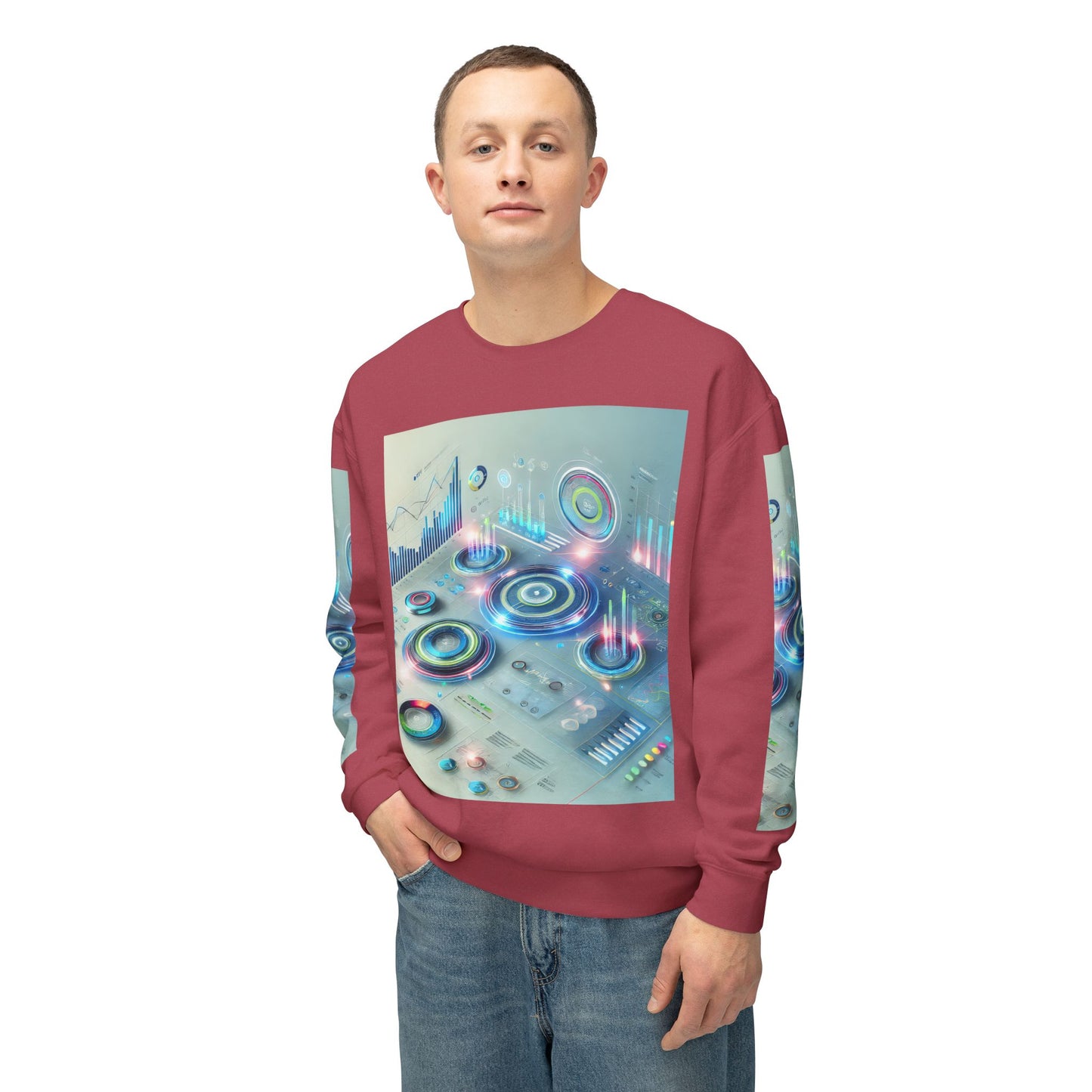 Unisex Lightweight Crewneck Sweatshirt