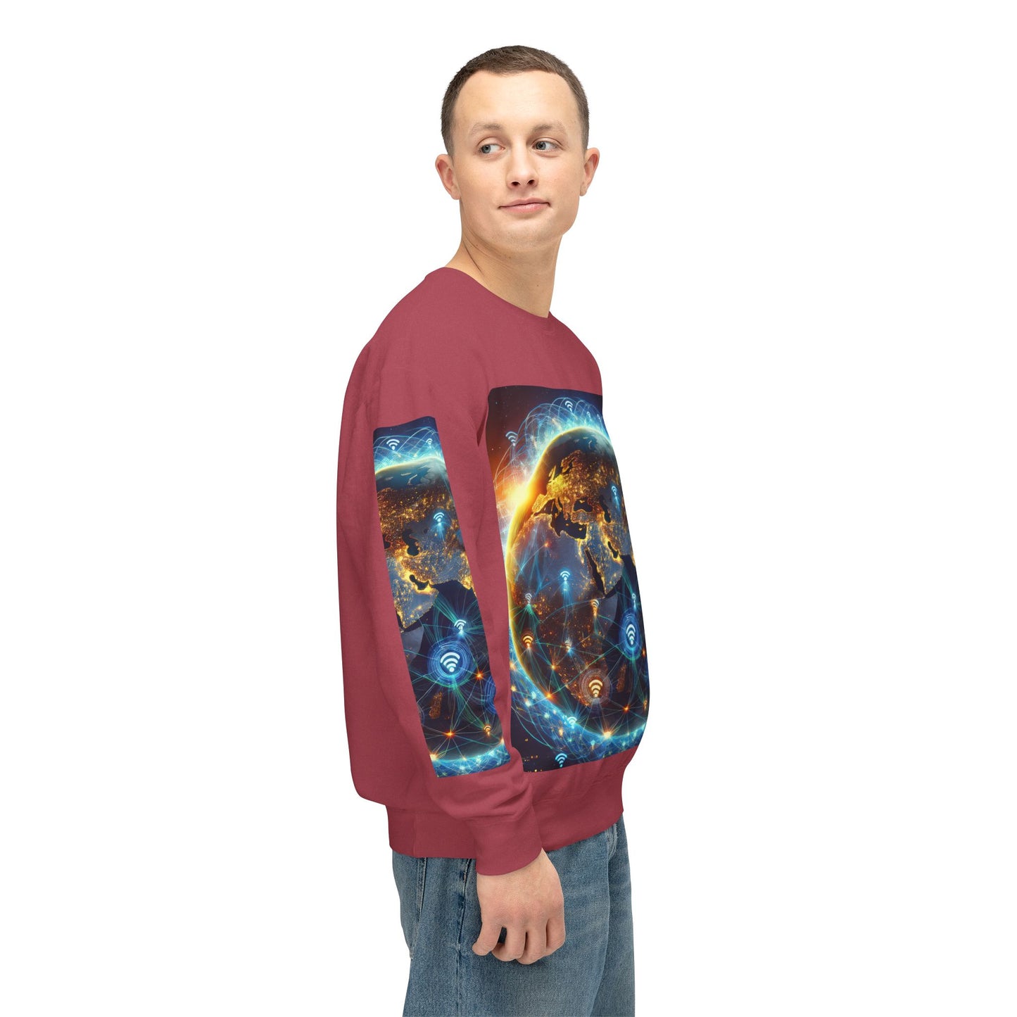 Unisex Lightweight Crewneck Sweatshirt