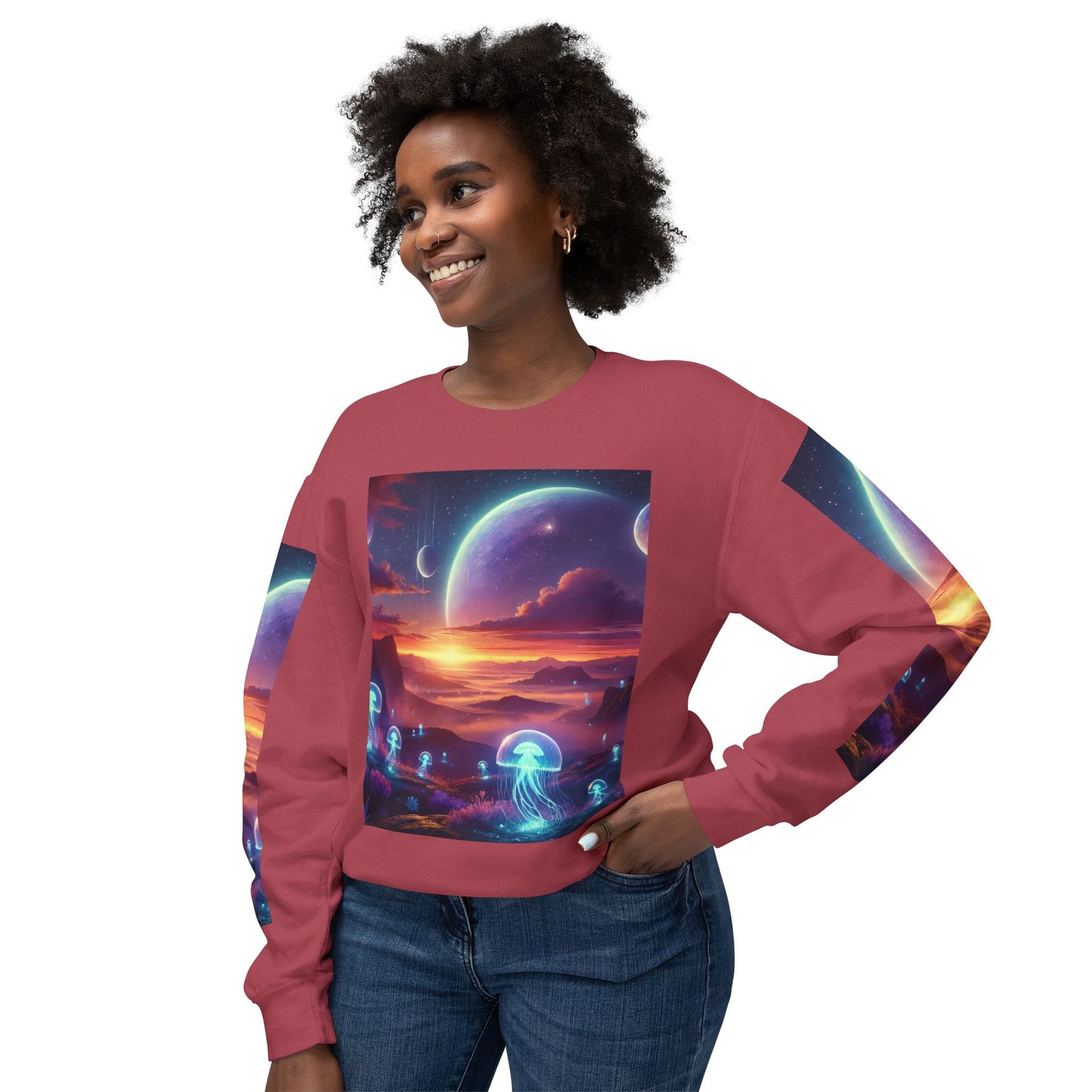 Unisex Lightweight Crewneck Sweatshirt