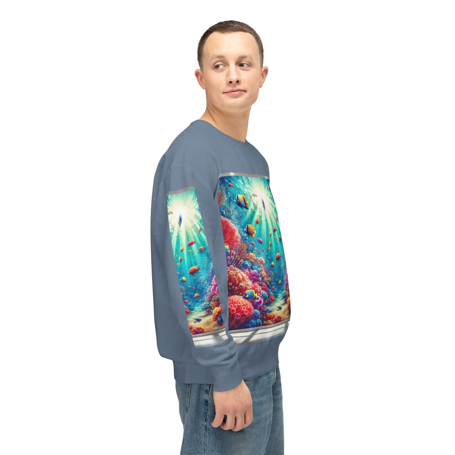 Unisex Lightweight Crewneck Sweatshirt