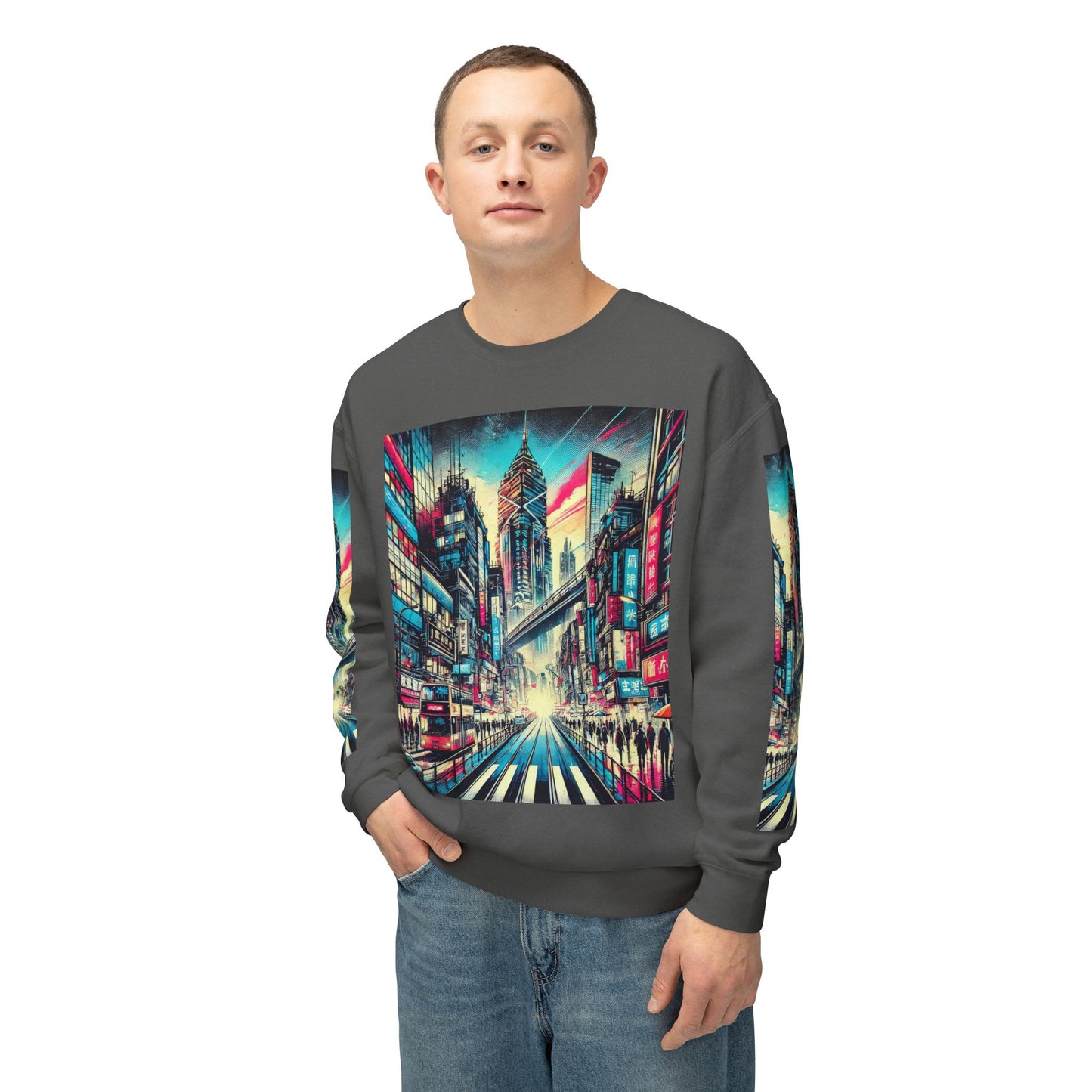 Unisex Lightweight Crewneck Sweatshirt