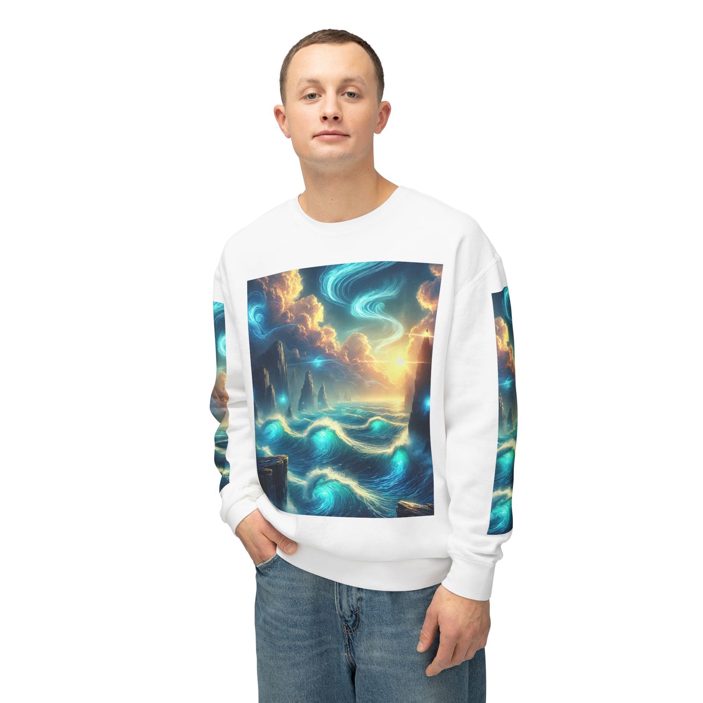 Unisex Lightweight Crewneck Sweatshirt