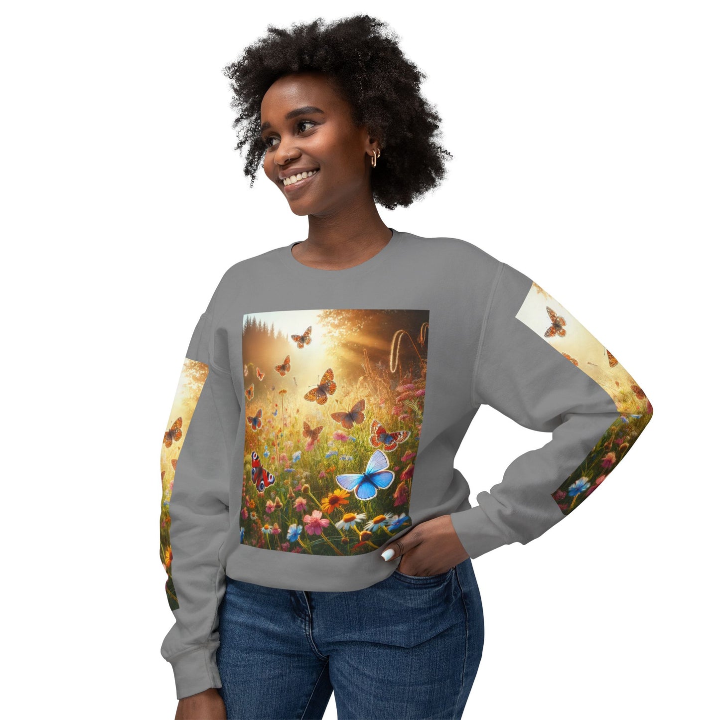 Unisex Lightweight Crewneck Sweatshirt