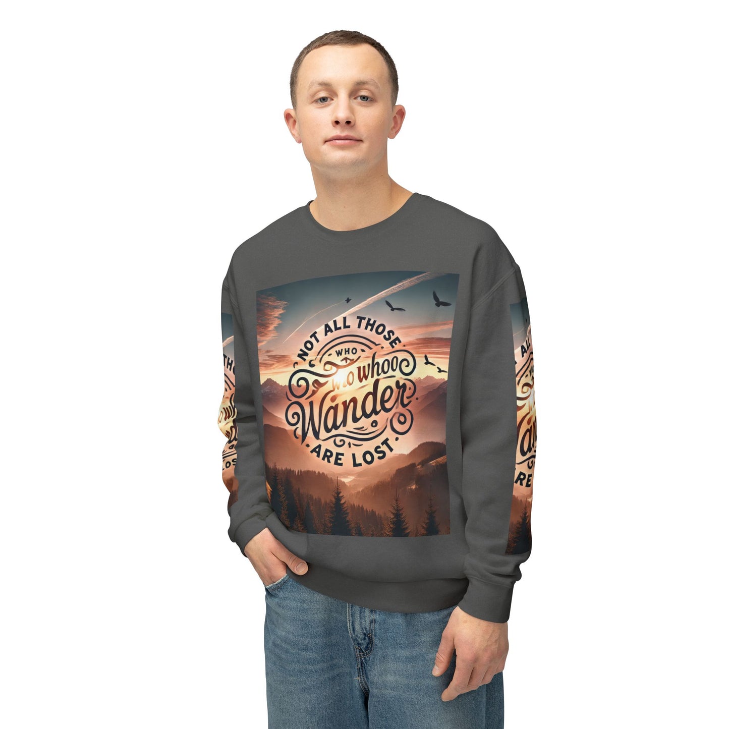 Unisex Lightweight Crewneck Sweatshirt