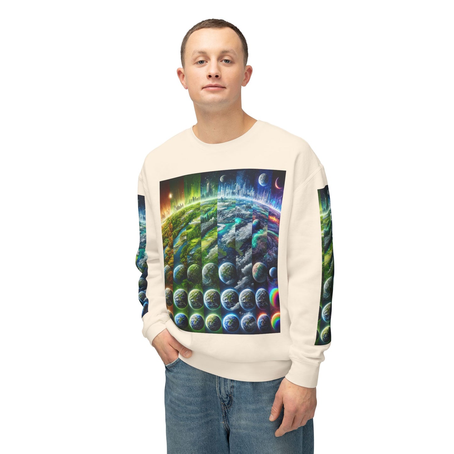 Unisex Lightweight Crewneck Sweatshirt